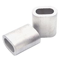 Зажим алюминиевый для троса DIN3093 4мм (1 шт) картинка